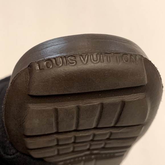 AUTHENTIC LOUIS VUITTON SLIDES SANDALS SHOES BROWN SIZE 8 - preowned - Picture 7 of 7